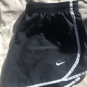 black nike shorts